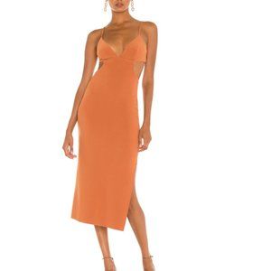 NWT Bec & Bridge - Ella Midi Dress in Terracotta